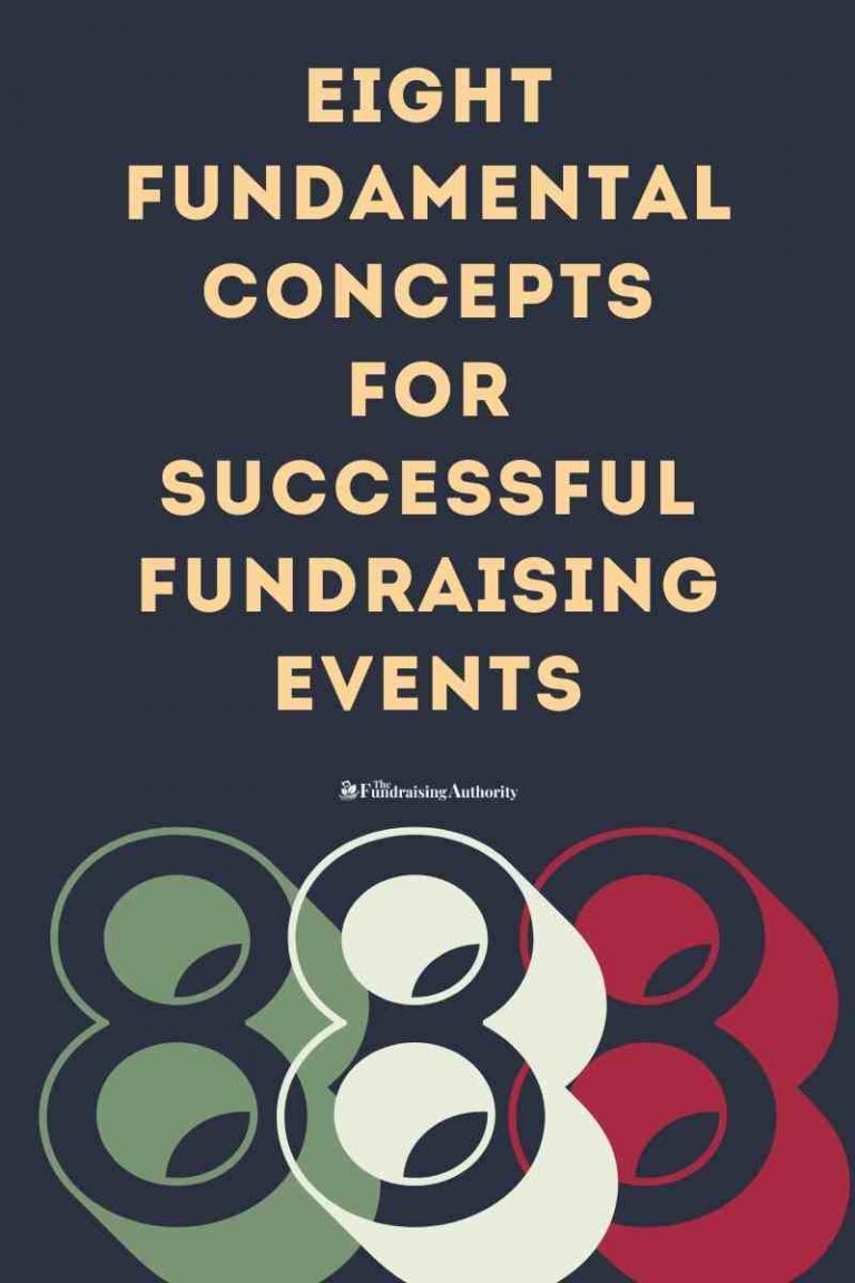 Eight Fundamental Concepts for Successful Nonprofit Fundraising Events