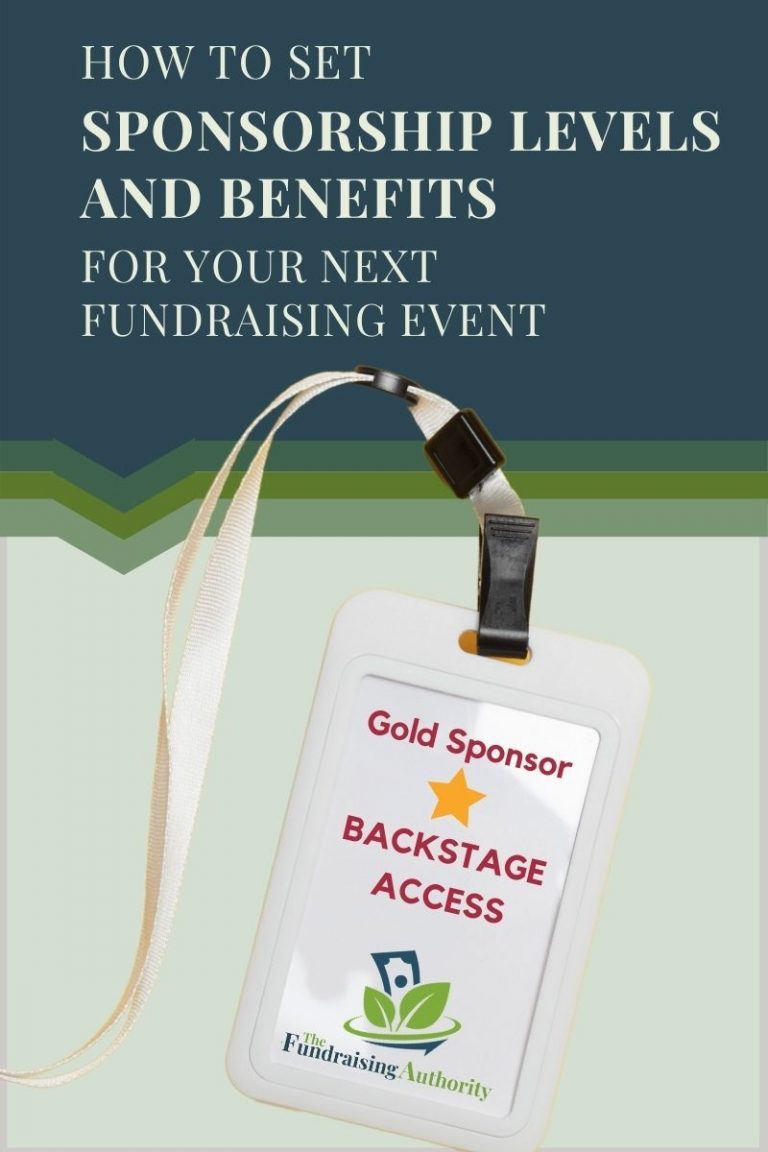 How to Set Sponsorship Levels and Benefits for Your Next Fundraising Event(1)